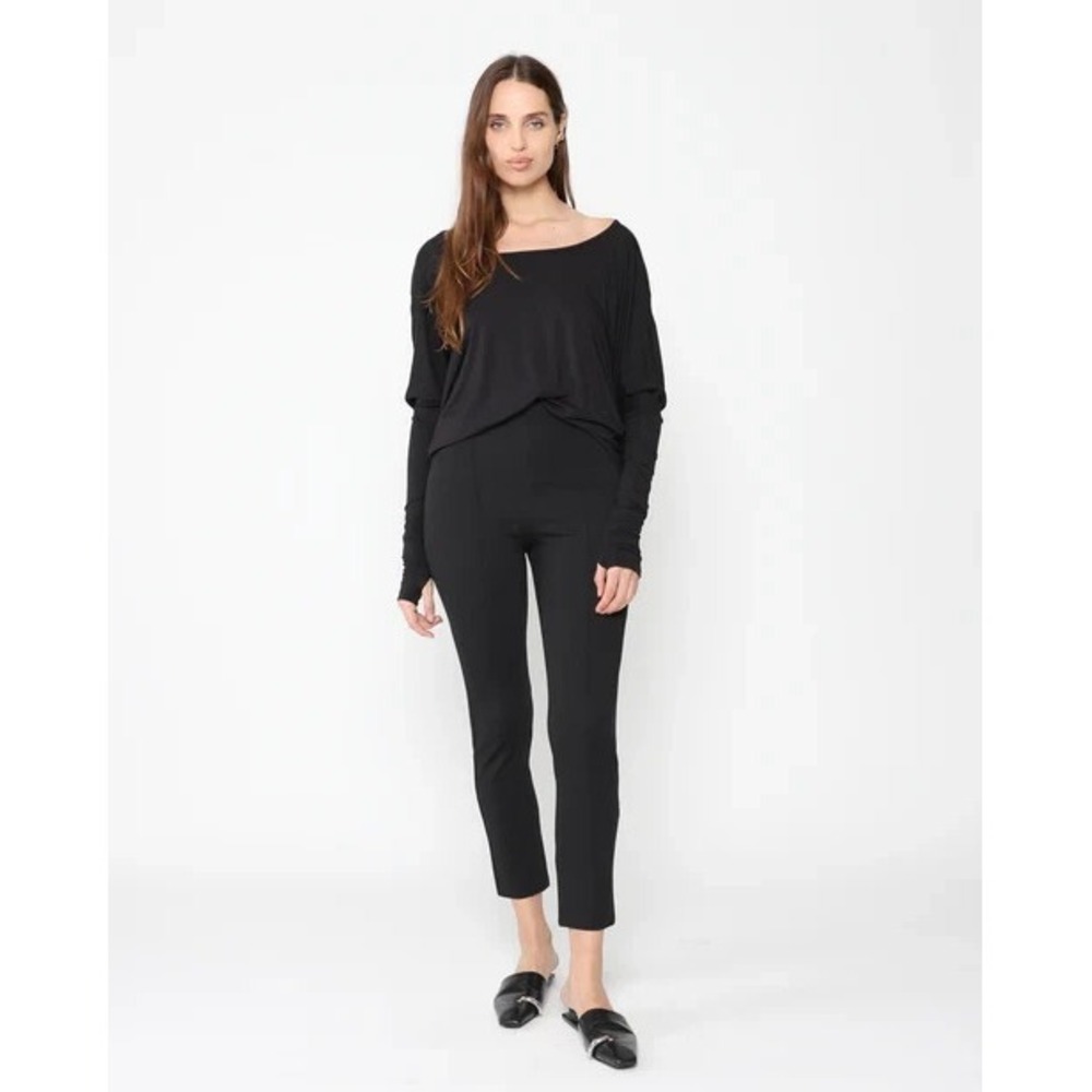 Ripley‎ Rader Ponte Knit Slim Leg Pant Leggings In Black Women's Size 1 XS